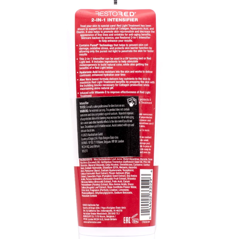 Australian Gold California Tan Restored 2-in-1 Intensifier 177ml - cosmetico solare abbronzante
