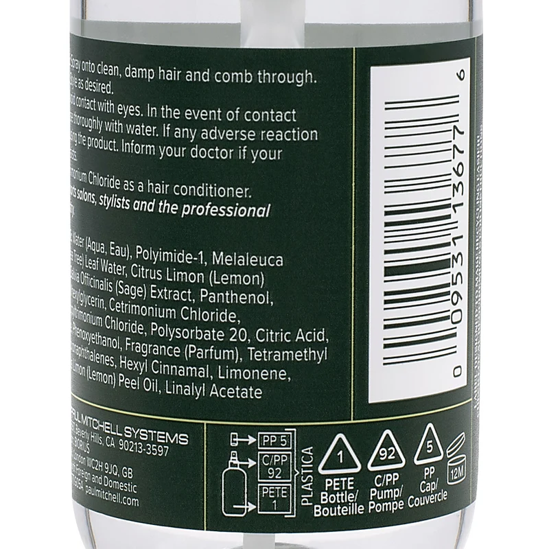 Paul Mitchell Tea Tree Lemon Sage Thickening Spray 75ml - spray volumizzante capelli fini
