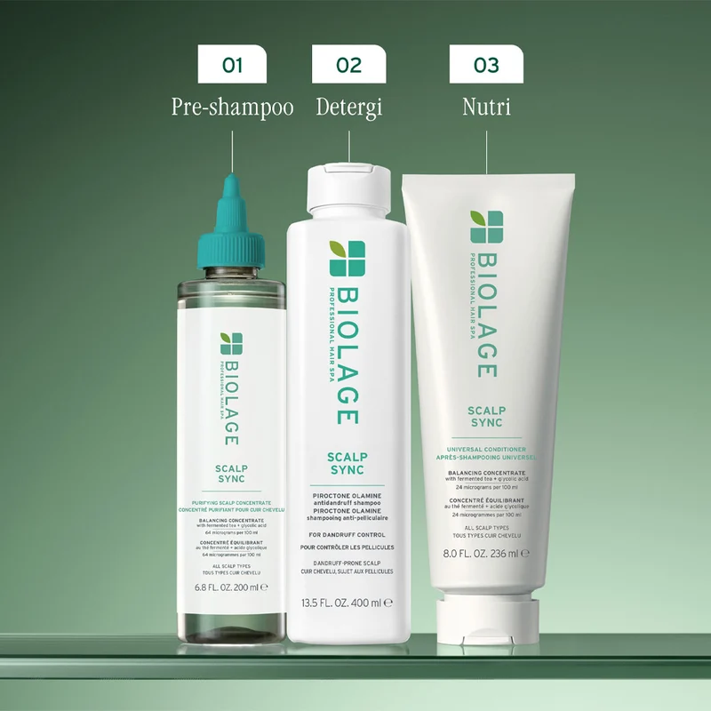 Biolage Professional Hai Spa Scalp Sync Anti-Dandruff Shampoo 400ml - shampoo anti forfora