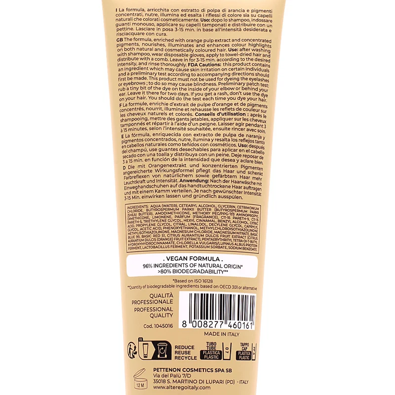 Alterego Passion Color Mask Pink Pearl 250ml - maschera colorante nutriente