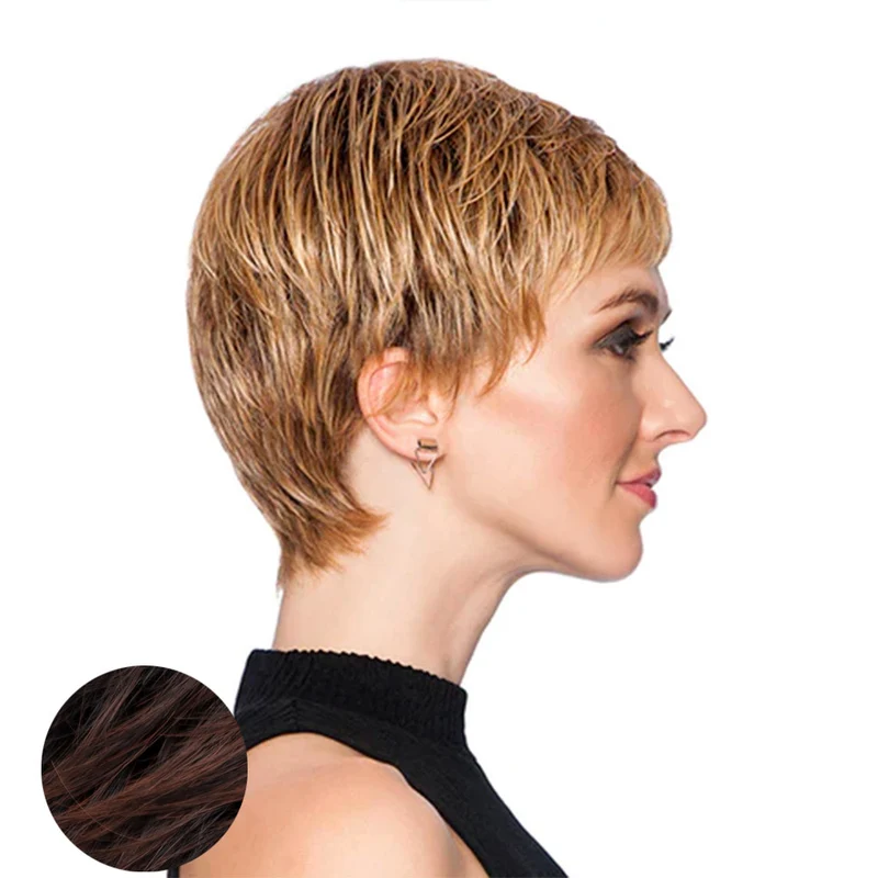 Hairdo Textured Cut Parrucca Castano Ciliegia