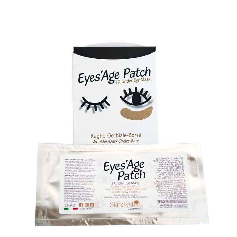 SkinSystem Eyes 'Age Patch Wrinkles Dark Cricles Bags 10 pz- patchs per rughe occhiaie e borse