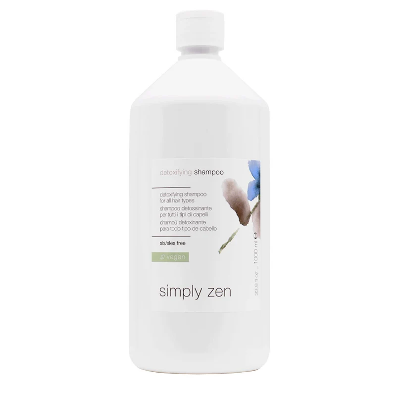 Z.one Concept Simply Zen Detoxifying Shampoo Vegan 1000ml - shampoo detossinante