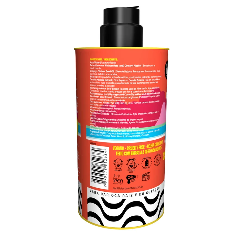 Lola From Rio Ela É Carioca Creme De Pentear Modelador 480gr - crema modellante capelli ricci