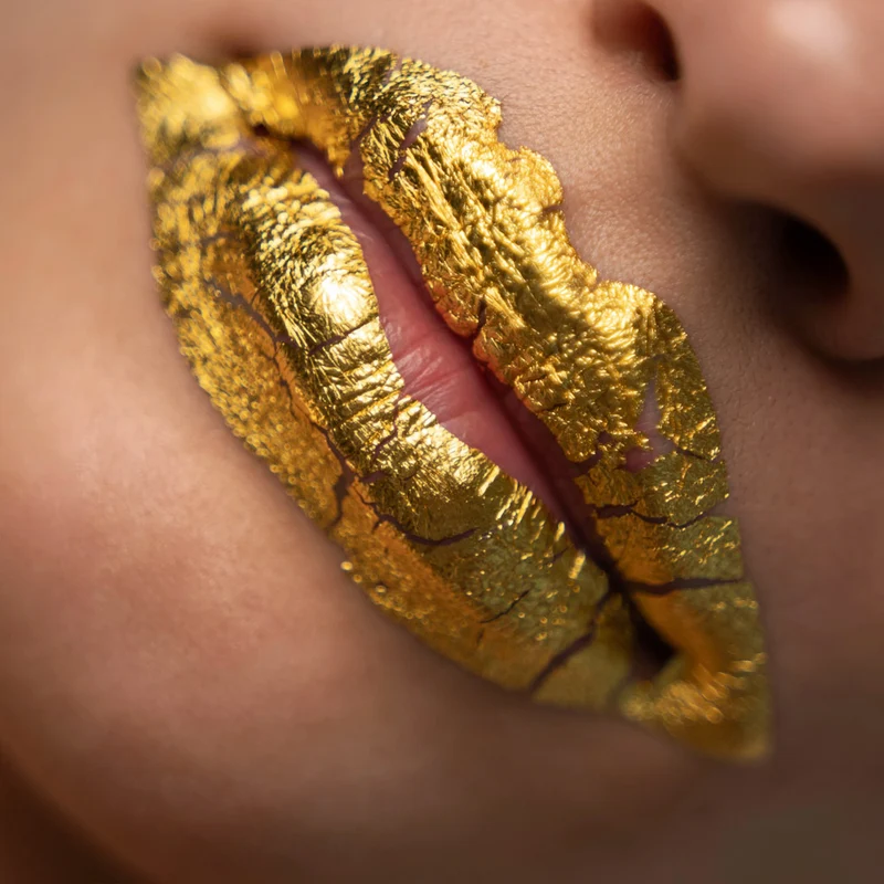 SkinSystem Aurum 24Kt Gold Lip Mask - trattamento labbra con oro cosmetico