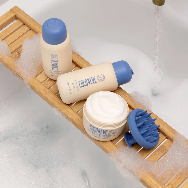 Coco & Eve Youth Revive Pro Youth Scalp Massager - spazzola massaggiante per cuoio capelluto