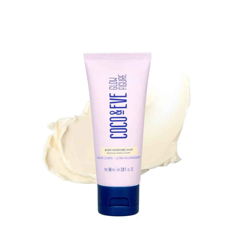Coco & Eve Glow Figure Whipped Body Cream Tropical Mango 60ml - crema corpo idratante