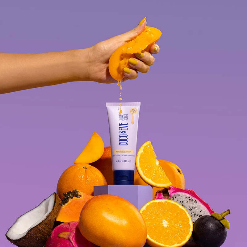 Coco & Eve Glow Figure Whipped Body Cream Tropical Mango 60ml - crema corpo idratante