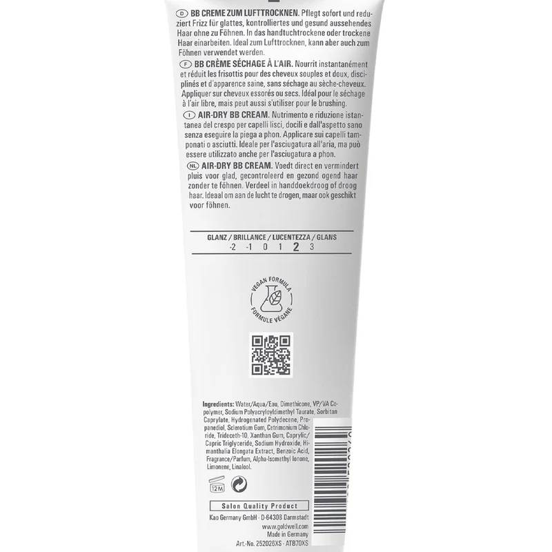 Goldwell Stylesign Air-Dry Bb Cream 125ml - crema anticrespo