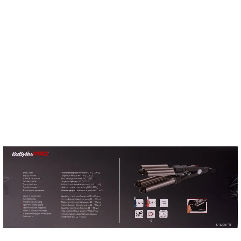 Babyliss Pro Ondulatore 3D BAB2269TTE - ferro arricciacapelli triplo