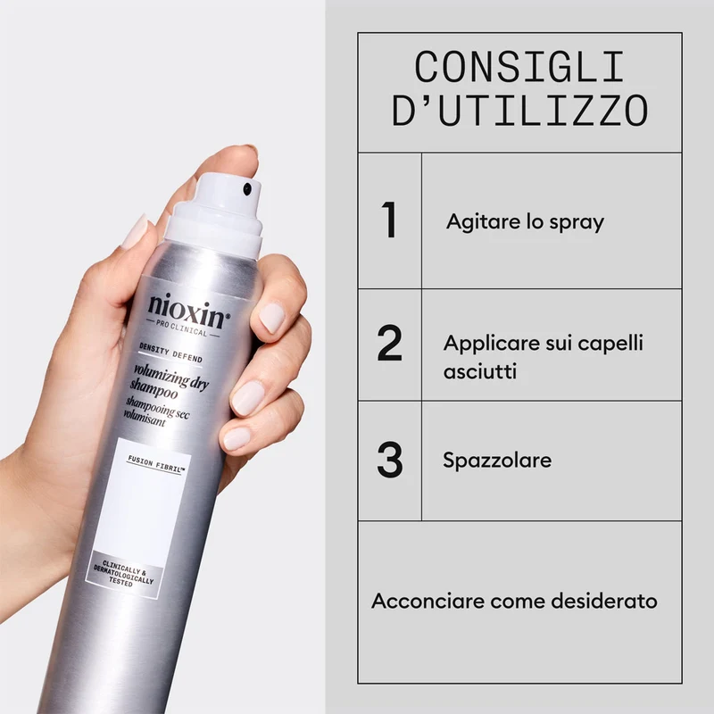 Nioxin Volumising Dry Shampoo 180ml - shampoo secco volumizzante