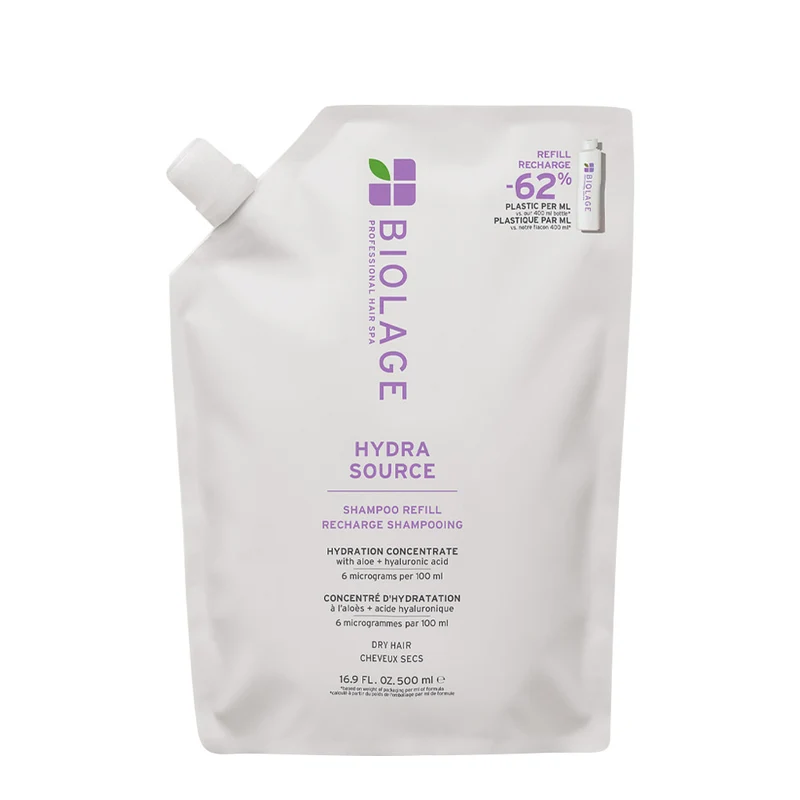 Biolage Professional Hair Spa Hydra Source Refill Shampoo 500ml - eco ricarica shampoo idratante