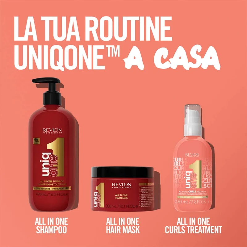 Revlon Uniq One All In One Curls Treatment 230ml - trattamento capelli ricci e mossi