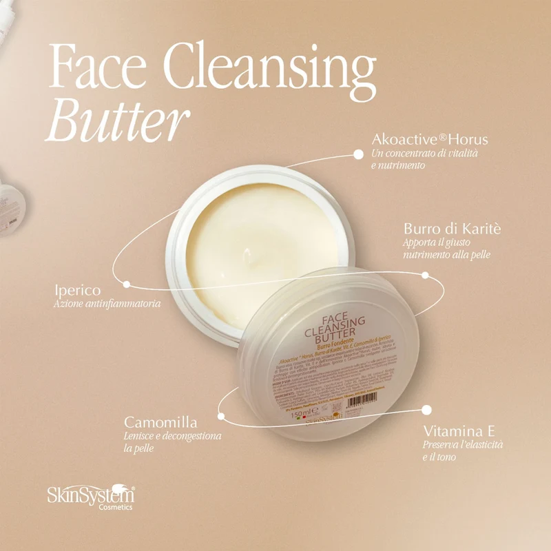 SkinSystem Face Cleansing Butter 150ml - burro detergente
