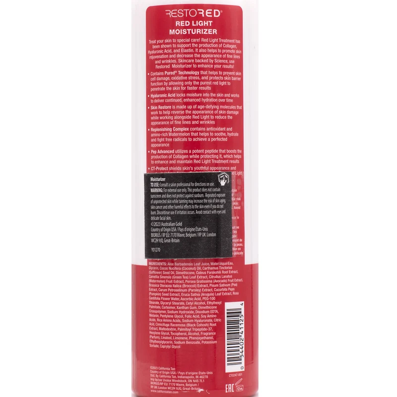 Australian Gold California Tan Restored Moisturizer 470ml - idratante corpo quotidiano anti age