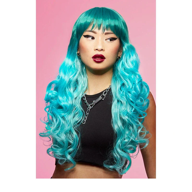 Manic Panic Mermaid Ombre Siren Wig - parrucca color azzurro-verde