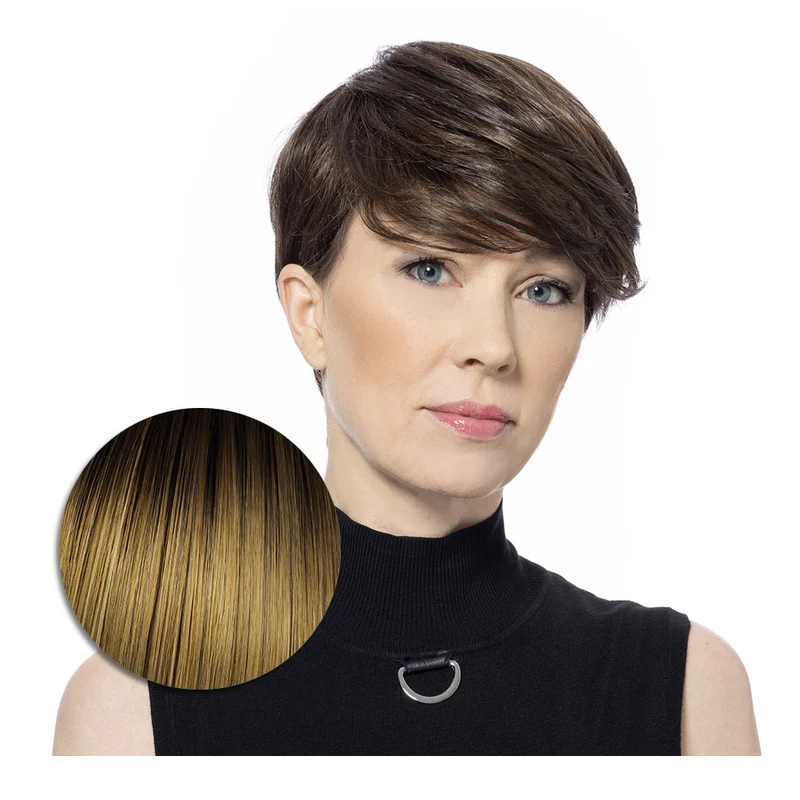 Hairdo Polished Pixie Parrucca Biondo Caldo - parrucca taglio corto