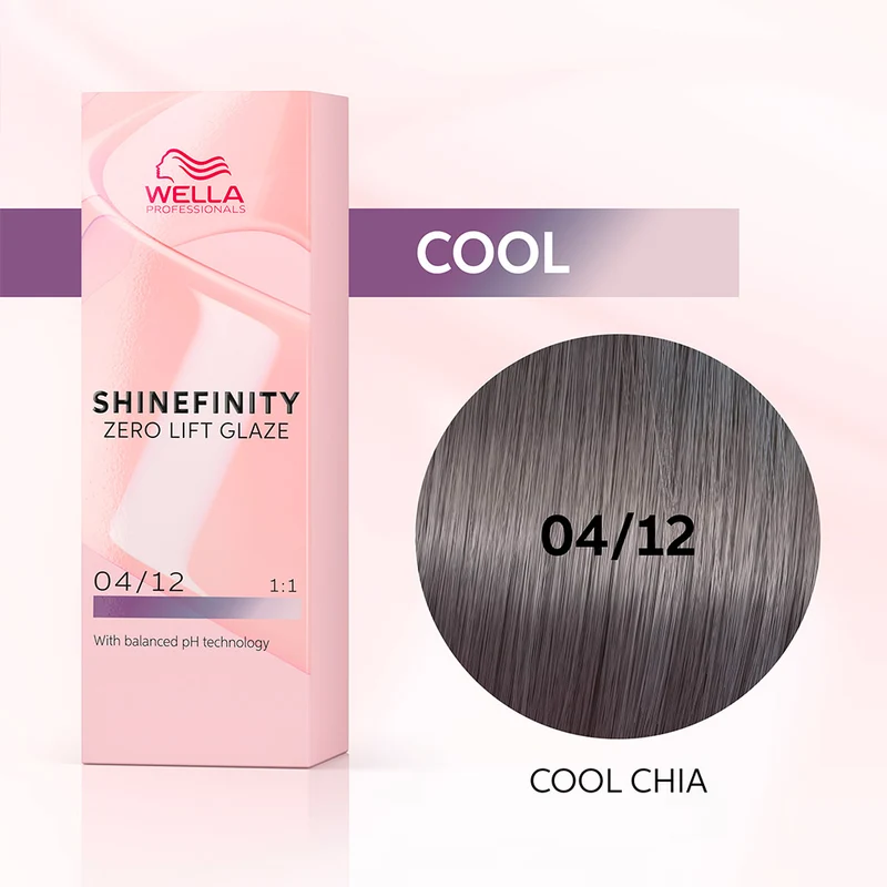 Wella Shinefinity 04/12 Castano Medio 60ml - colore demi-permanente