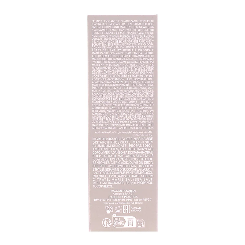Mesauda Beauty Matterialist Blurring Mist 4% Niacinamide 75ml - tonico opacizzante