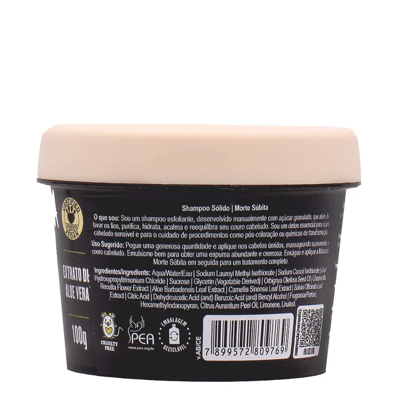 Lola From Rio Morte Súbita Shampoo Sólido 100gr - shampoo solido purificante