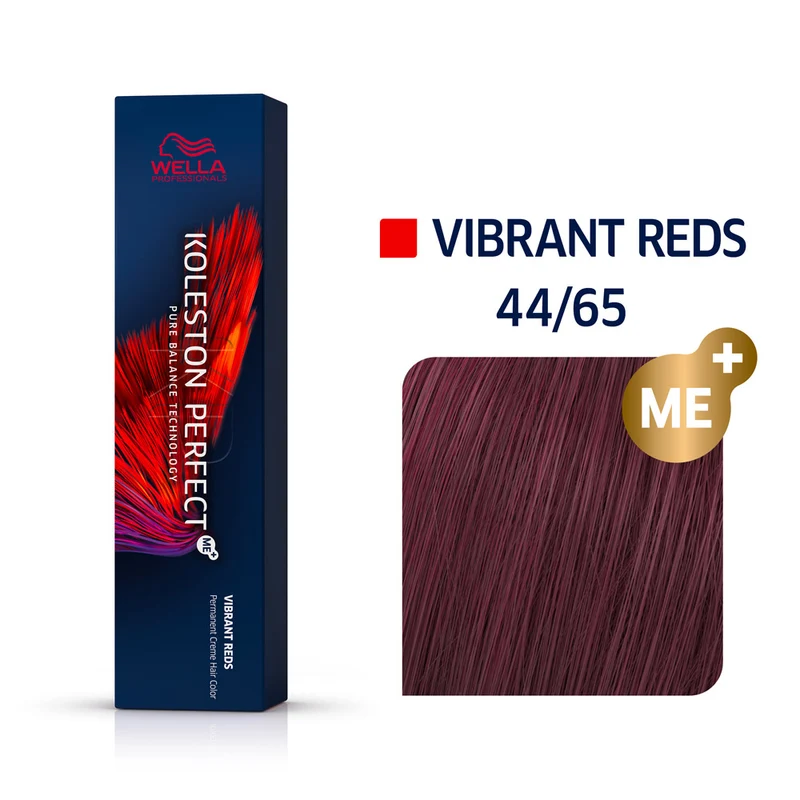 Wella Koleston Perfect Me+ Vibrant Reds 44/65 Castano Medio Intenso Violetto Mogano 60ml - colorazione permanente