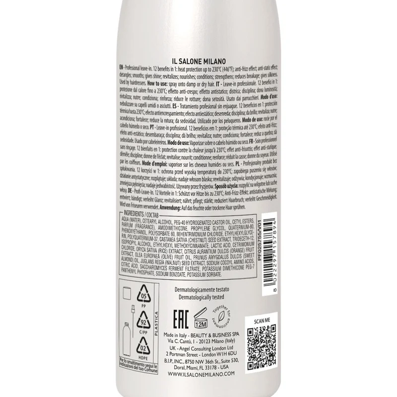 Il Salone Milano Multi-Benefit Leave-In Spray 200ml - spray leave-in per tutti i tipi di capelli