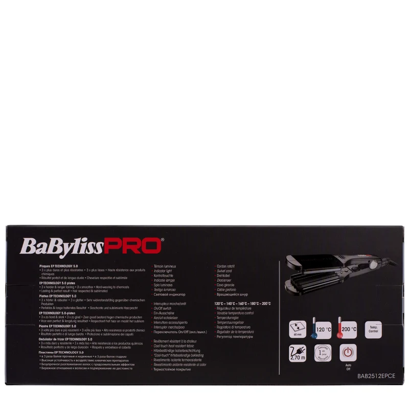 Babyliss Pro Ferro Programmabile per ondulare 60mm BAB2512EPCE - piastra frisée