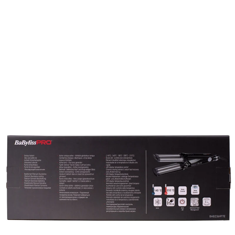 Babyliss Pro Ondulatore Hi-Def Waver BAB2369TTE - piastra ondulatrice alta-definizione