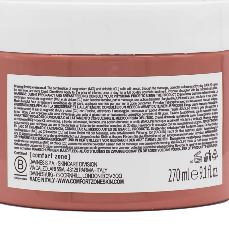 Comfort Zone Body Strategist Osmotic Cream Mud 270ml - fango crema drenante rassodante