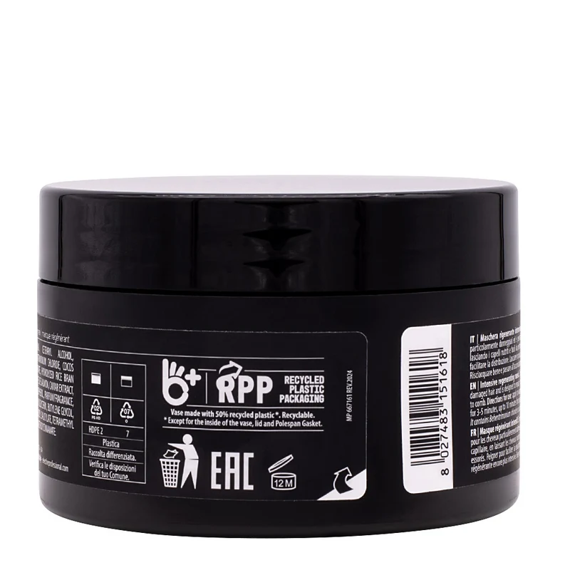 Selective Professional On Care Black Mask 200ml - maschera rigenerante capelli biondi