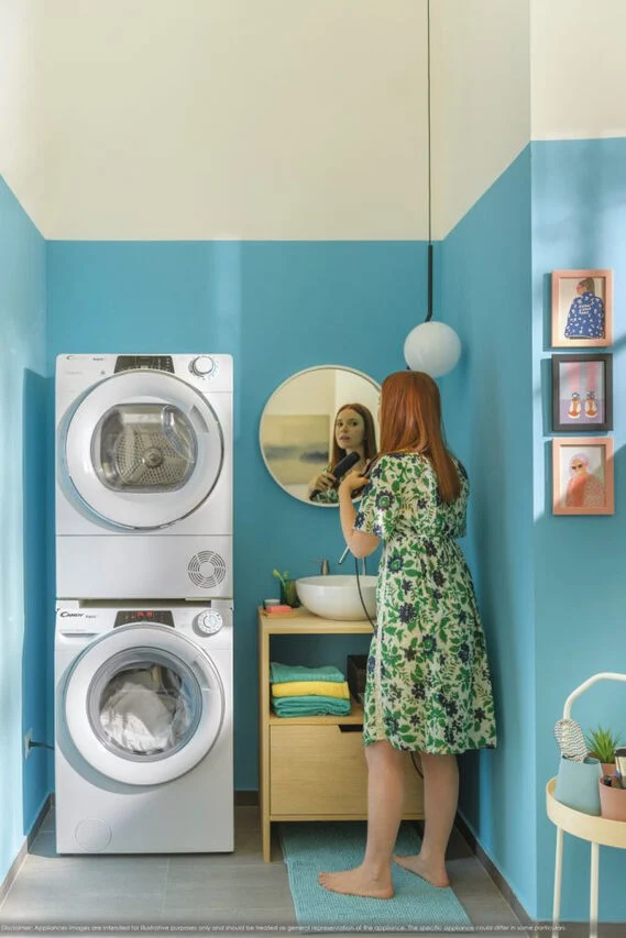 Candy RapidÓ RO4H7A2TCEX-S asciugatrice Libera installazione Caricamento frontale 7 kg A++ Bianco