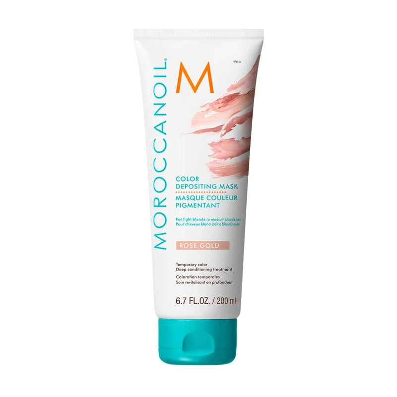 Moroccanoil Color Depositing Mask Rose Gold 200ml - maschera colorata oro rosa