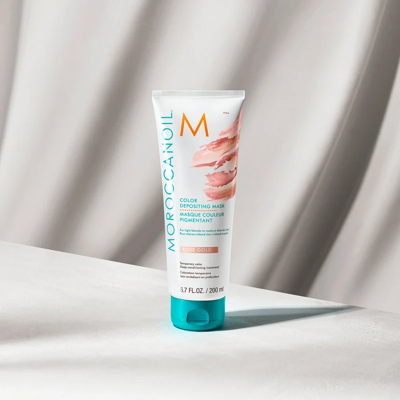 Moroccanoil Color Depositing Mask Rose Gold 200ml - maschera colorata oro rosa