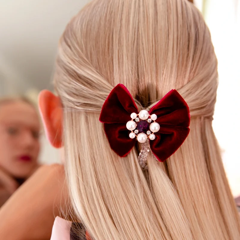 Invisibobble Bowtique British Royal Take a Bow - elastico a spirale con fiocchetto