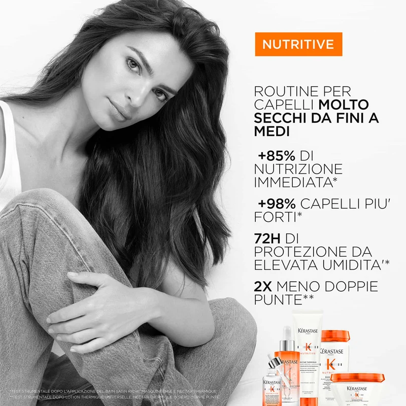 Kerastase Nutritive Bain Satin Riche 250ml Lait Vital 200ml