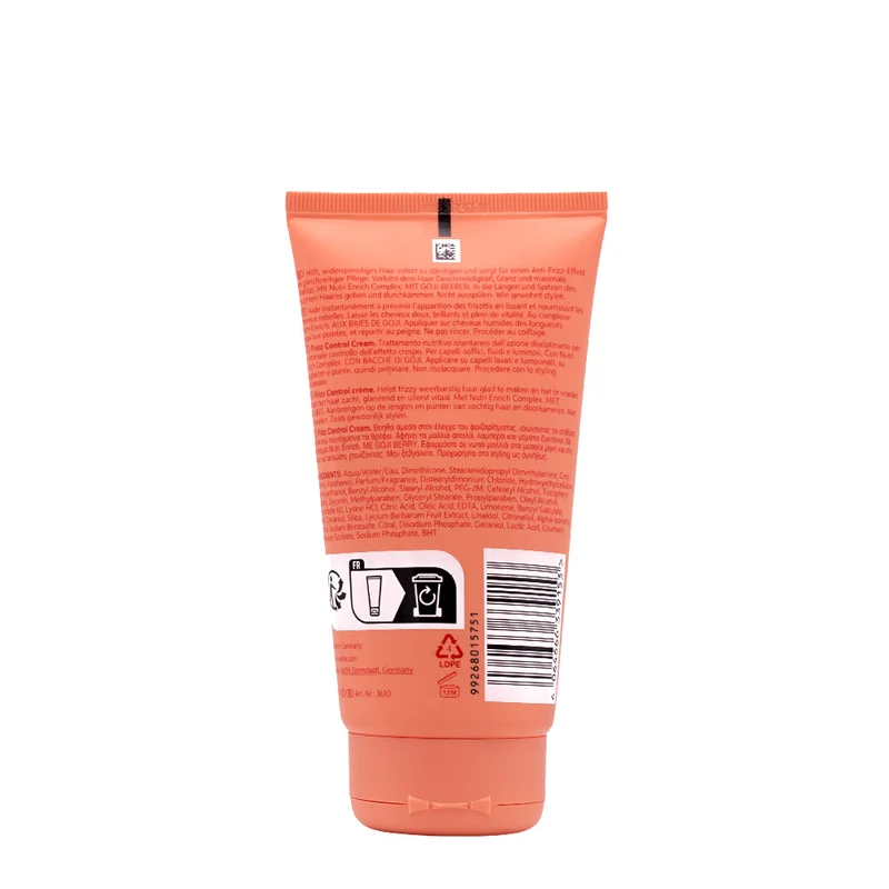 Wella Invigo Nutri Enrich Frizz Control Cream 150ml - crema capelli secchi e stressati