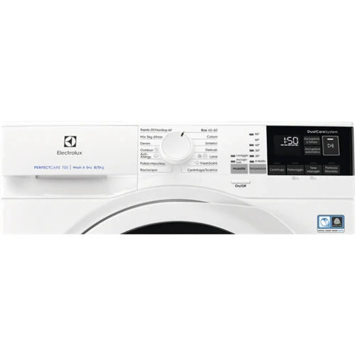Electrolux EW7W685W lavasciuga Libera installazione Caricamento frontale Bianco D