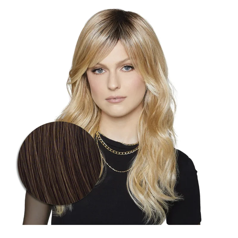 Hairdo Wavering Layers Parrucca Castano Medio Ramato - parrucca taglio lungo