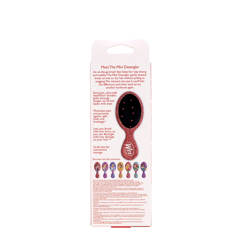 WetBrush Pro Mini Detangler Disney Glitter Ball Snow White - mini spazzola scioglinodi