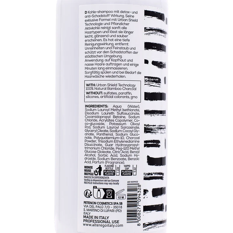 Alterego Urban Proof Shampoo 1000ml - shampoo detossinante