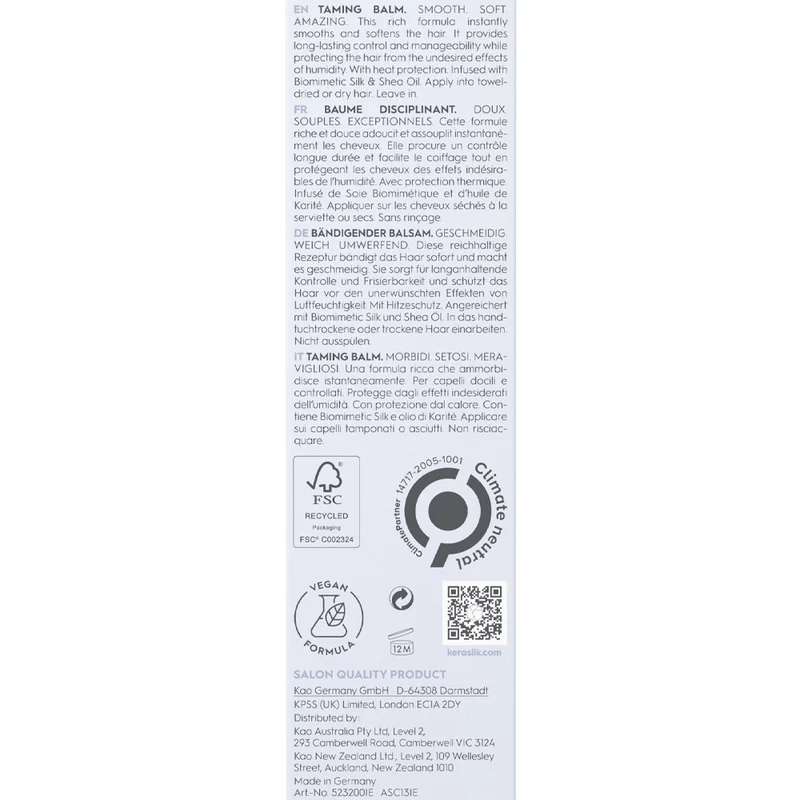 Kerasilk Specialists Taming Balm 75ml - spray leave-in protezione calore