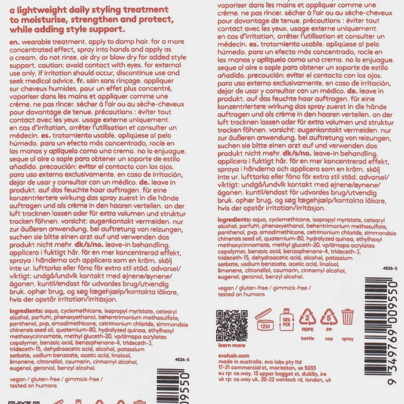 Evo Repair Happy Campers Wearable Treatment 200ml - trattamento idratante