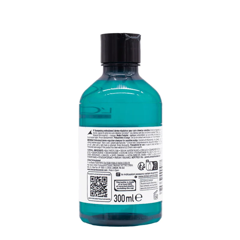 L'Oreal Professionnel Paris Scalp Advanced Anti-Discomfort Shampoo 300ml - shampoo lenitivo