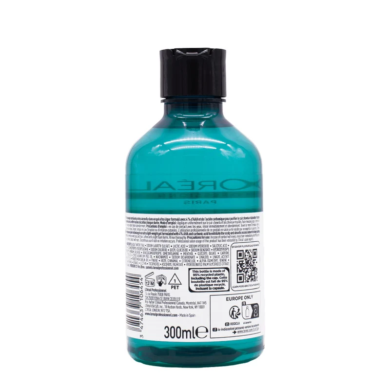 L'Oreal Professionnel Paris Scalp Advanced Anti-Oiliness Shampoo 300ml - shampoo sebo regolarizzatore