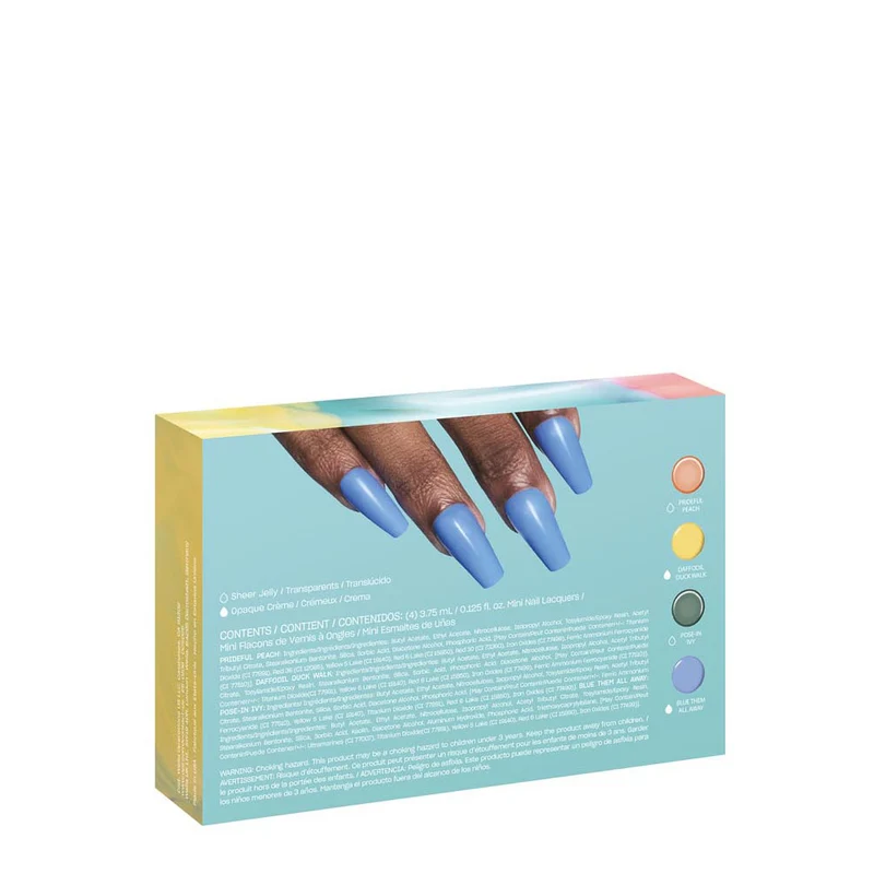 OPI Nail Laquer Make 'Em Jelly Summer 2025 Set Mini Pack 4x3.75ml - cofanetto smalti