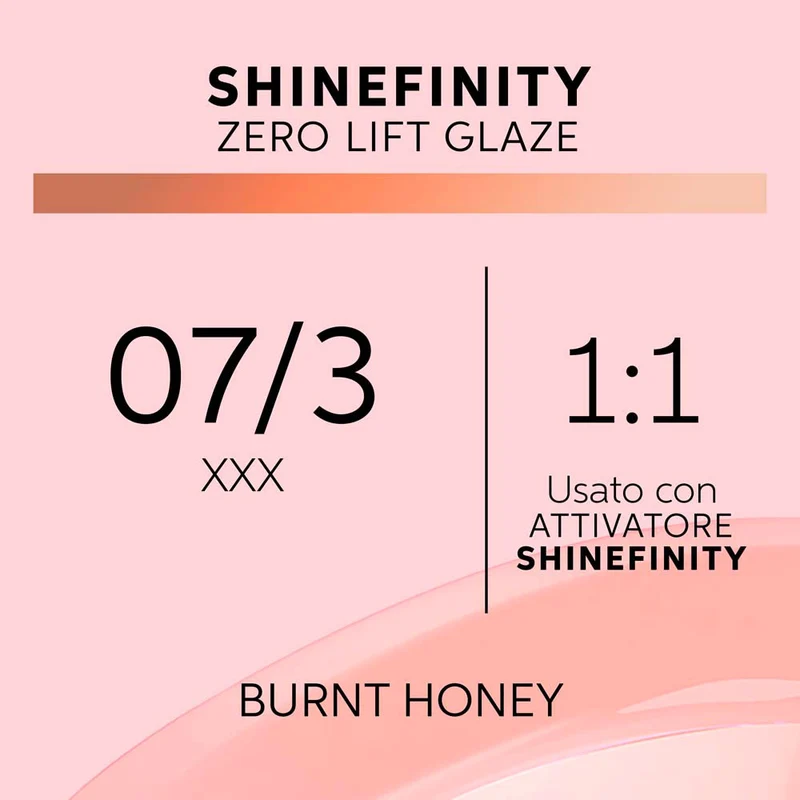 Wella Shinefinity 07/3 Biondo Dorato 60ml - colore demi-permanente