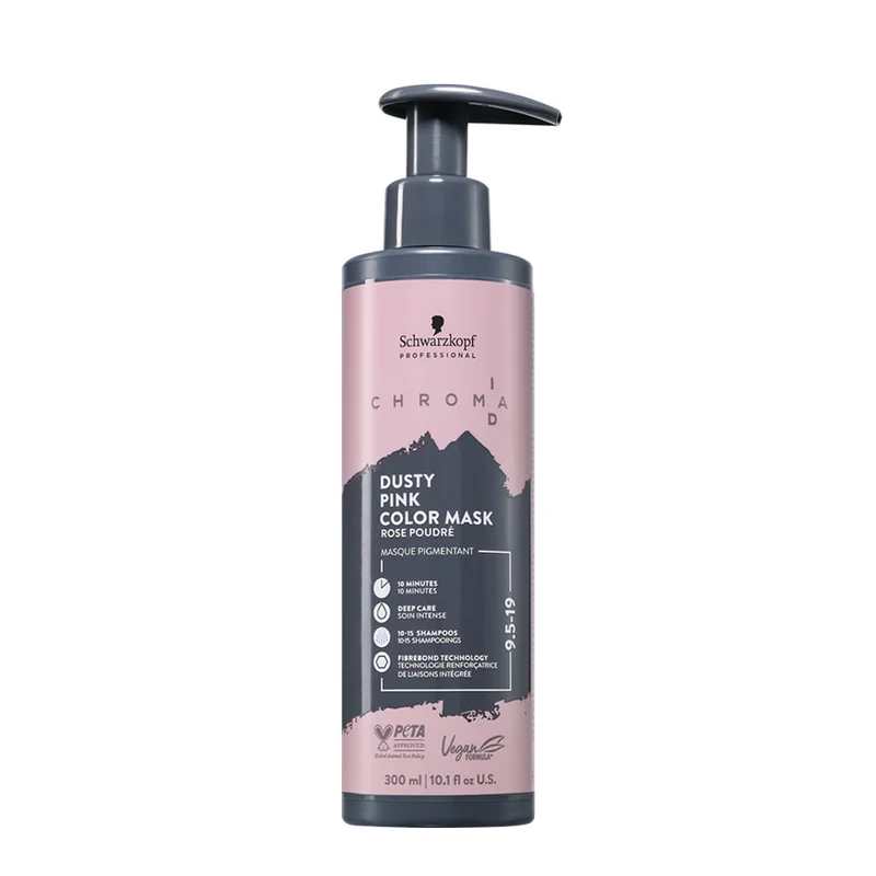Schwarzkopf Chroma ID Color Mask 9.5-19 Dusty Pink 300ml - maschera colorata semipermanente