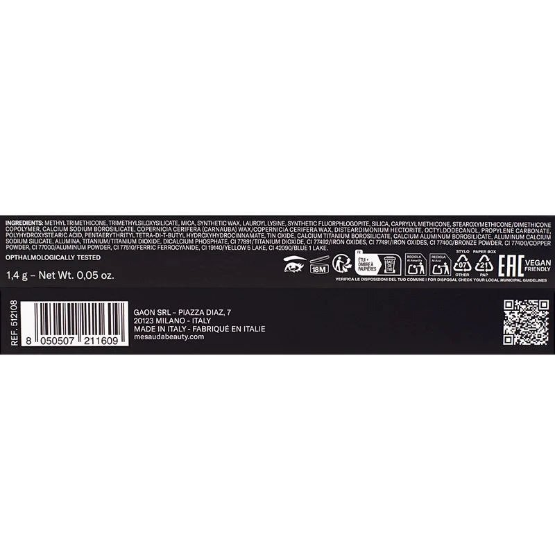 Mesauda Beauty Drawmatic Shadow 108 Angel 1.4gr - ombretto stylo multiuso