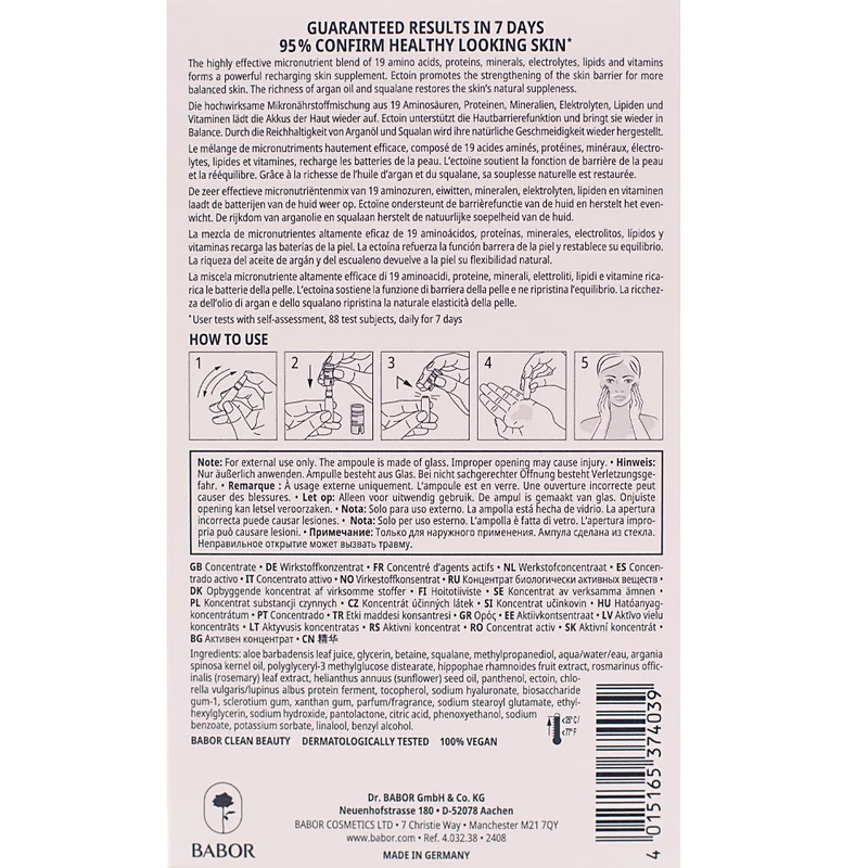 Babor Ampoule Concentrates Nutri Restore 7x2ml - ampolle concentrate nutrienti