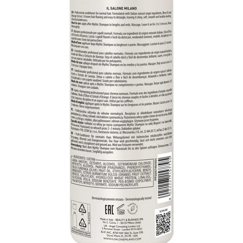 Il Salone Milano Mythic Conditioner 500ml - balsamo per capelli normali